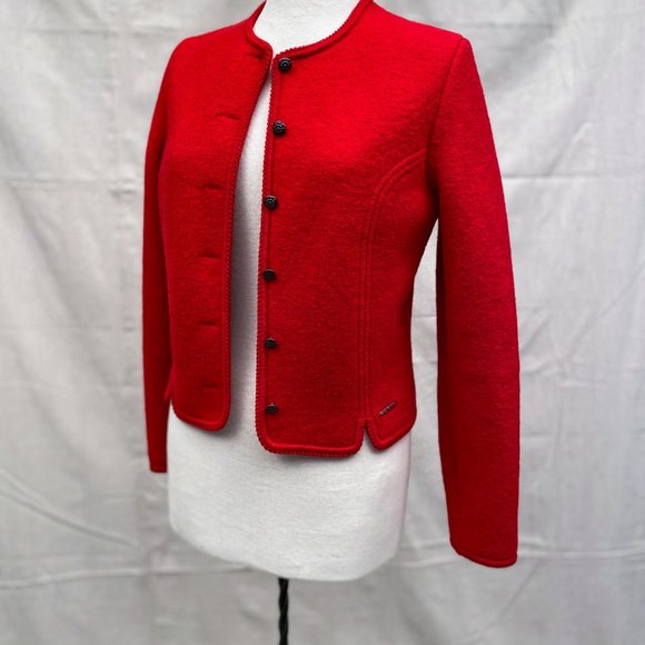 SOLD Vintage Geiger Austrian Wool Cardigan Sweater - Picture 3 of 13